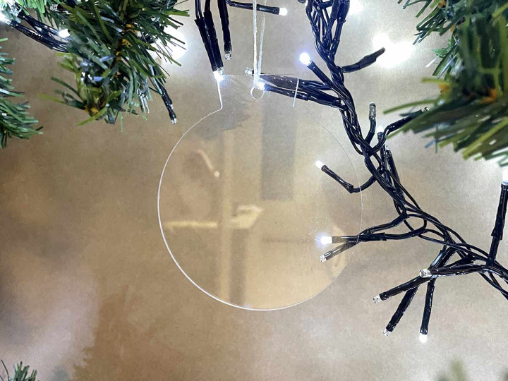 Boule de noël à personnaliser