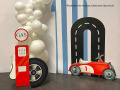 Décoration en carton thème "voiture vintage" - kit