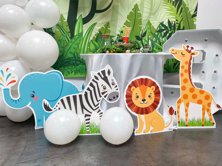 Kit décoration animaux safaris