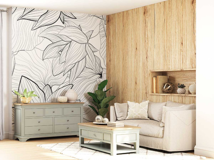 Papier peint NATURE FLORAL TRAITS