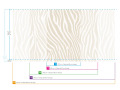 Papier peint panoramique - Motif zébré beige