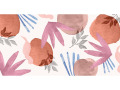 Papier peint panoramique – Nuances d’aquarelle terracotta