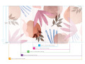 Papier peint panoramique – Nuances d’aquarelle terracotta