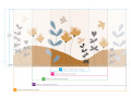 Papier peint panoramique – Petit jardin magique
