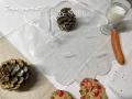 Plateau goûter Père Noël en forme de biscuit