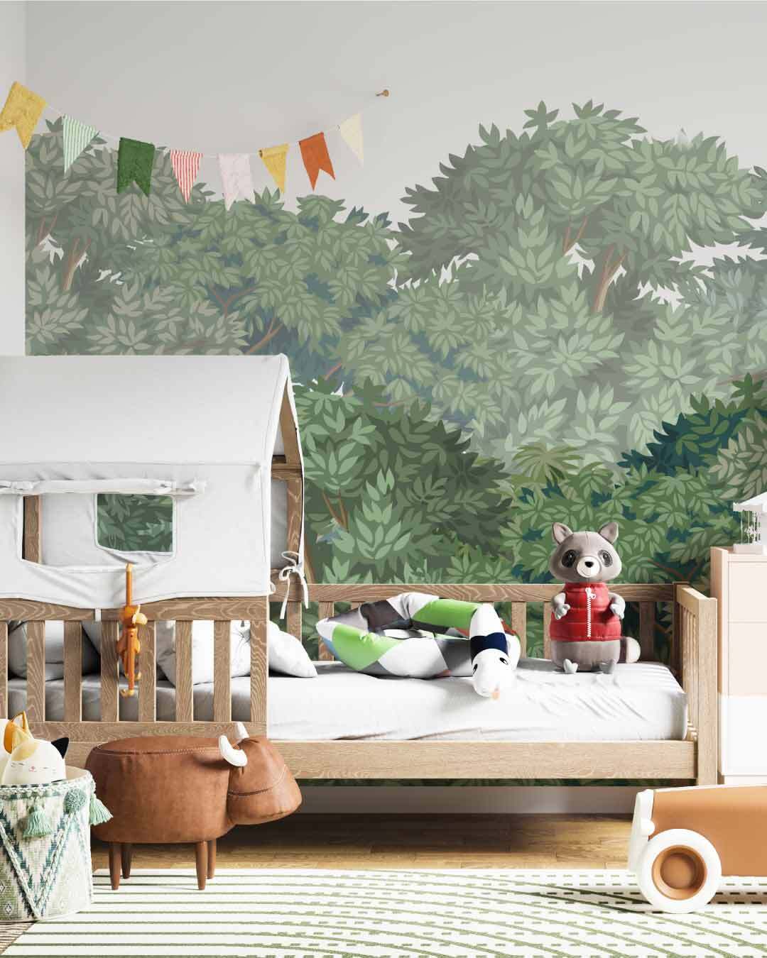 chambre-enfant-papier-peint-panoramique-foret