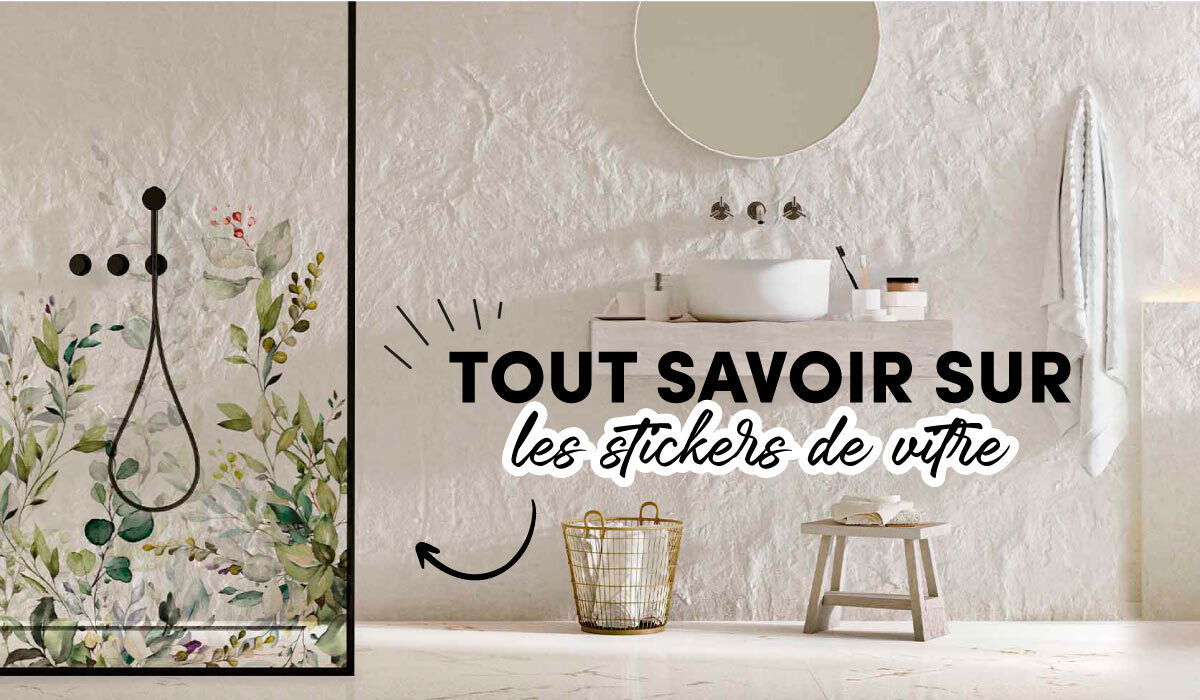 photo salle de bain article " tout savoir sur les stickers pour vitres"